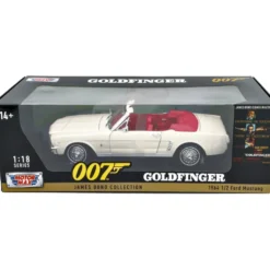 1964 1/2 Ford Mustang - Goldfinger - James Bond - MM - 1:18