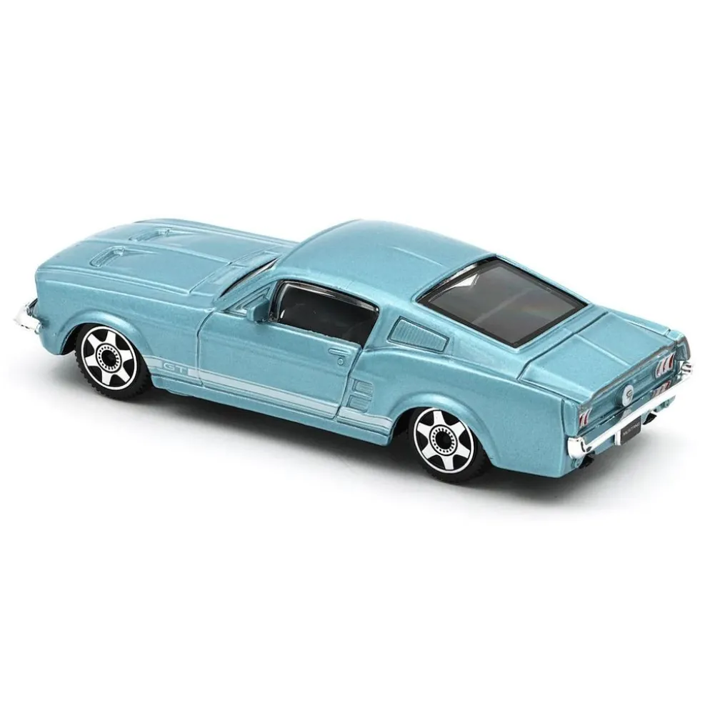 Ford Mustang GT - 1967 - Blå - Bburago - 1:43