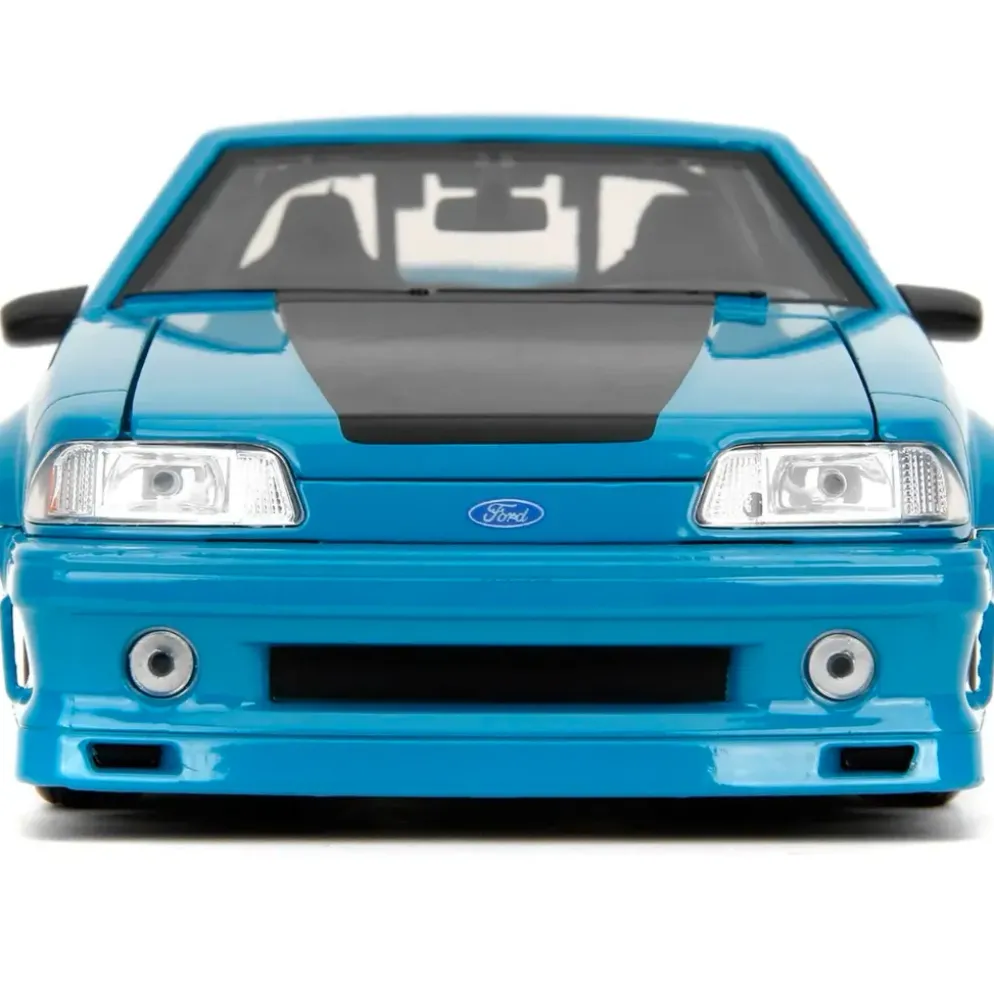 1989 Ford Mustang GT - Blå - Fast & Furious - Jada - 1:24