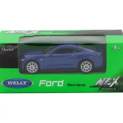 Ford Mustang GT - 2015 - Blå - Welly - 7 cm