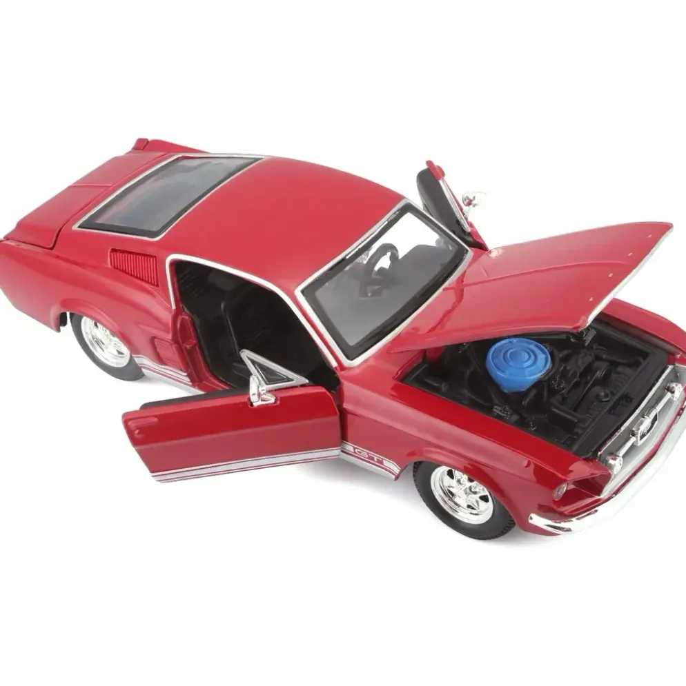 1967 Ford Mustang GT - Röd - Maisto - 1:24