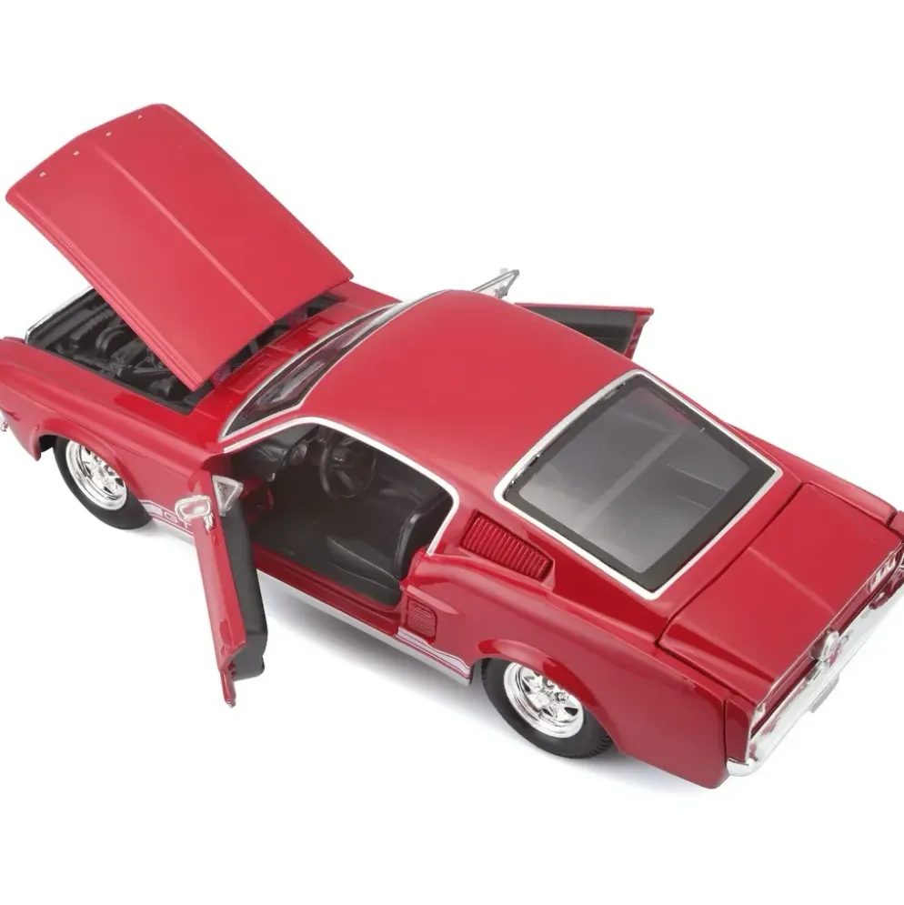 1967 Ford Mustang GT - Röd - Maisto - 1:24
