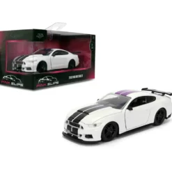 2016 Ford Mustang GT - Vit - Pink Slips - Jada - 13 cm