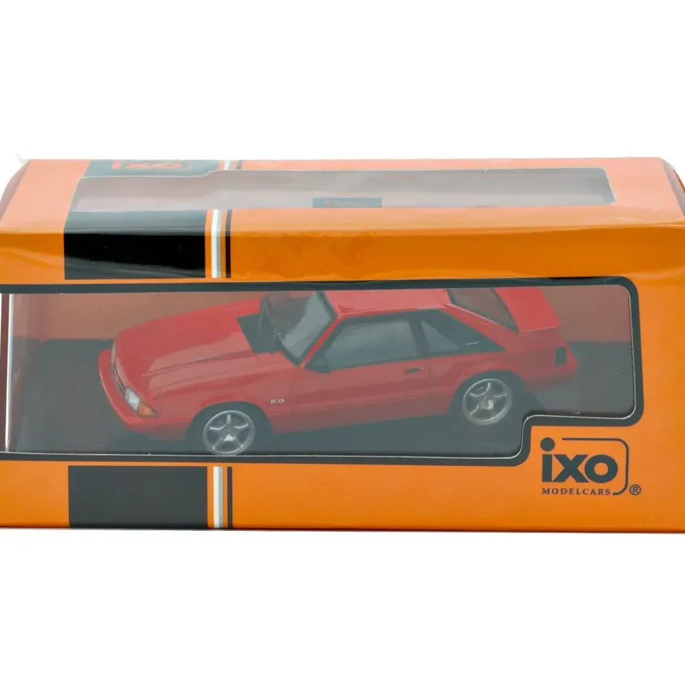 Ford Mustang LX 5.0 Coupe - 1992 - Röd - Ixo Models - 1:43
