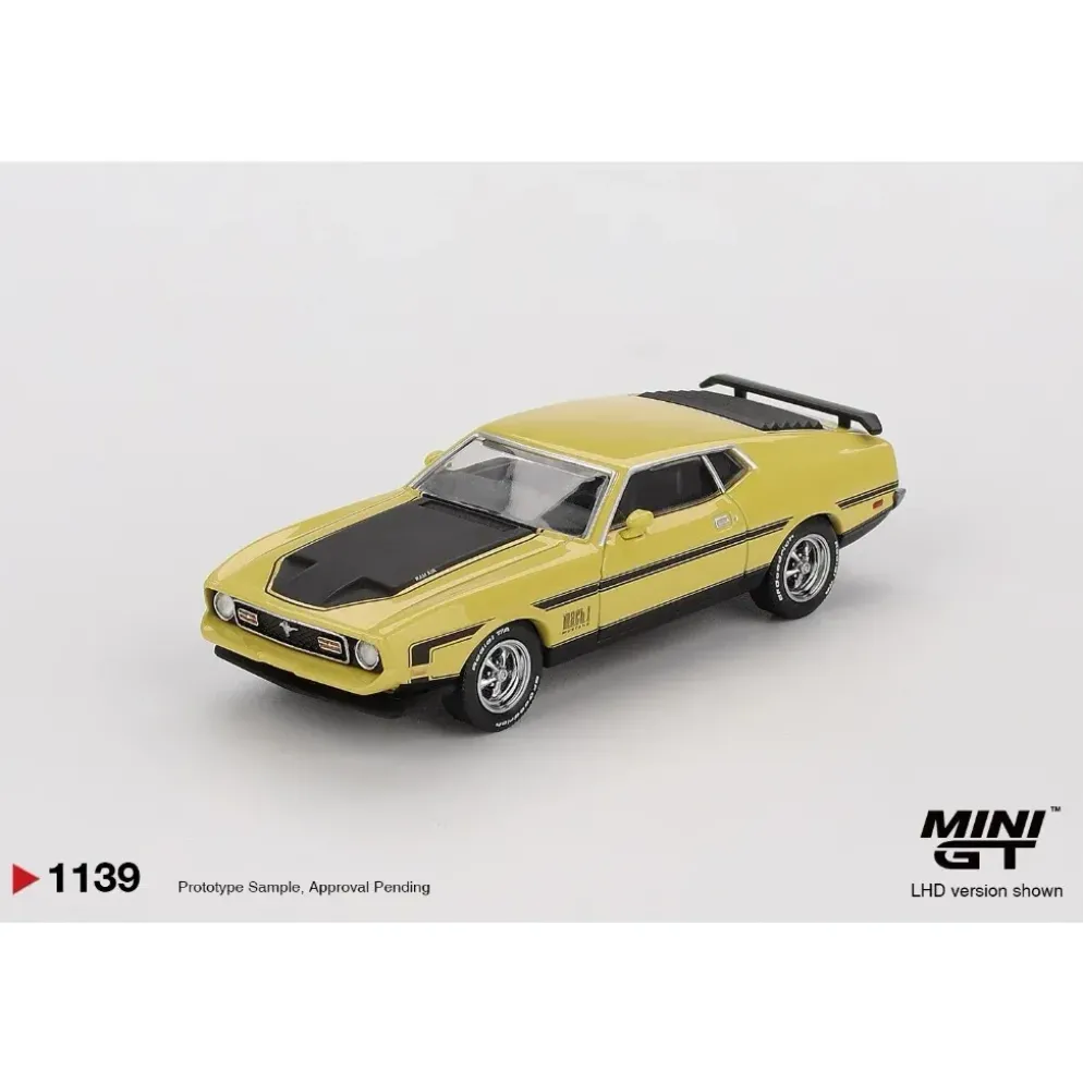 Ford Mustang Mach 1 - Grabber Yellow - Mini GT - 1:64