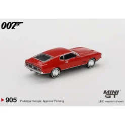 Ford Mustang Mach 1 - James Bond - Diamonds Are Forever - Mini GT - 1:64