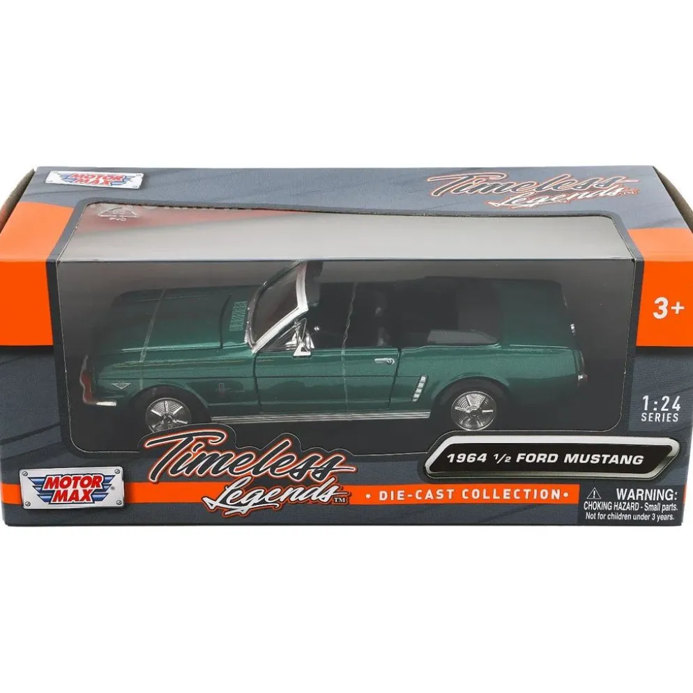 1964 1/2 Ford Mustang - Metallicgrön - Motormax - 1:24