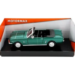 1964 1/2 Ford Mustang - Metallicgrön - Motormax - 1:24