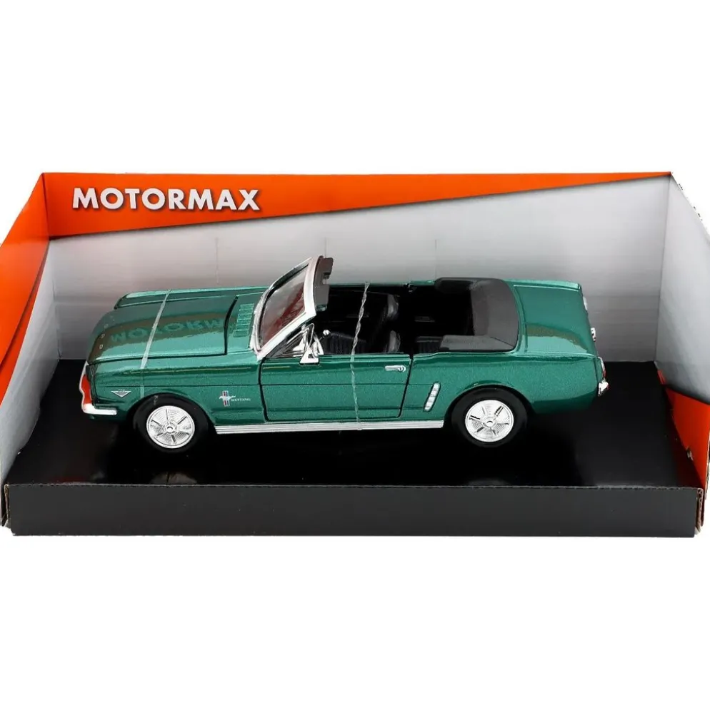 1964 1/2 Ford Mustang - Metallicgrön - Motormax - 1:24