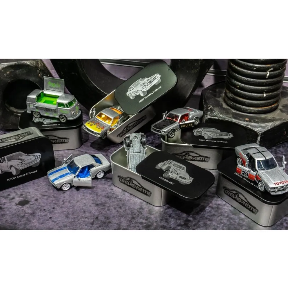 Ford Mustang polis - Vintage Deluxe metal series - Majorette