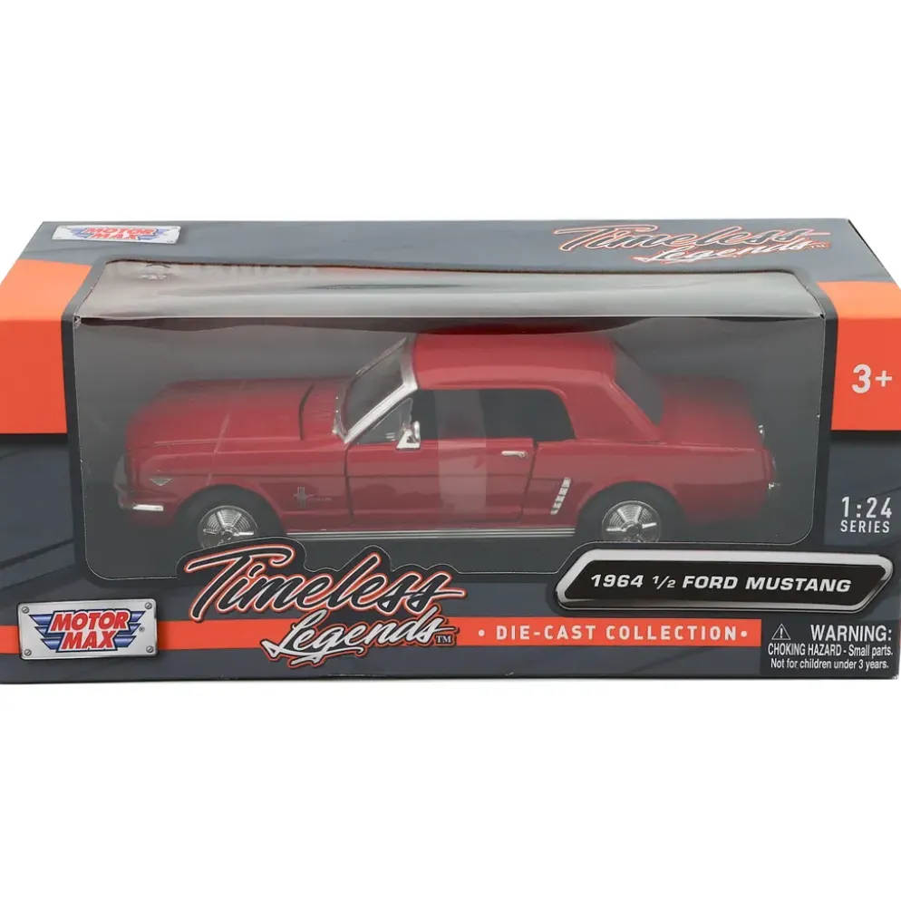 1964 1/2 Ford Mustang - Röd - Motormax - 1:24