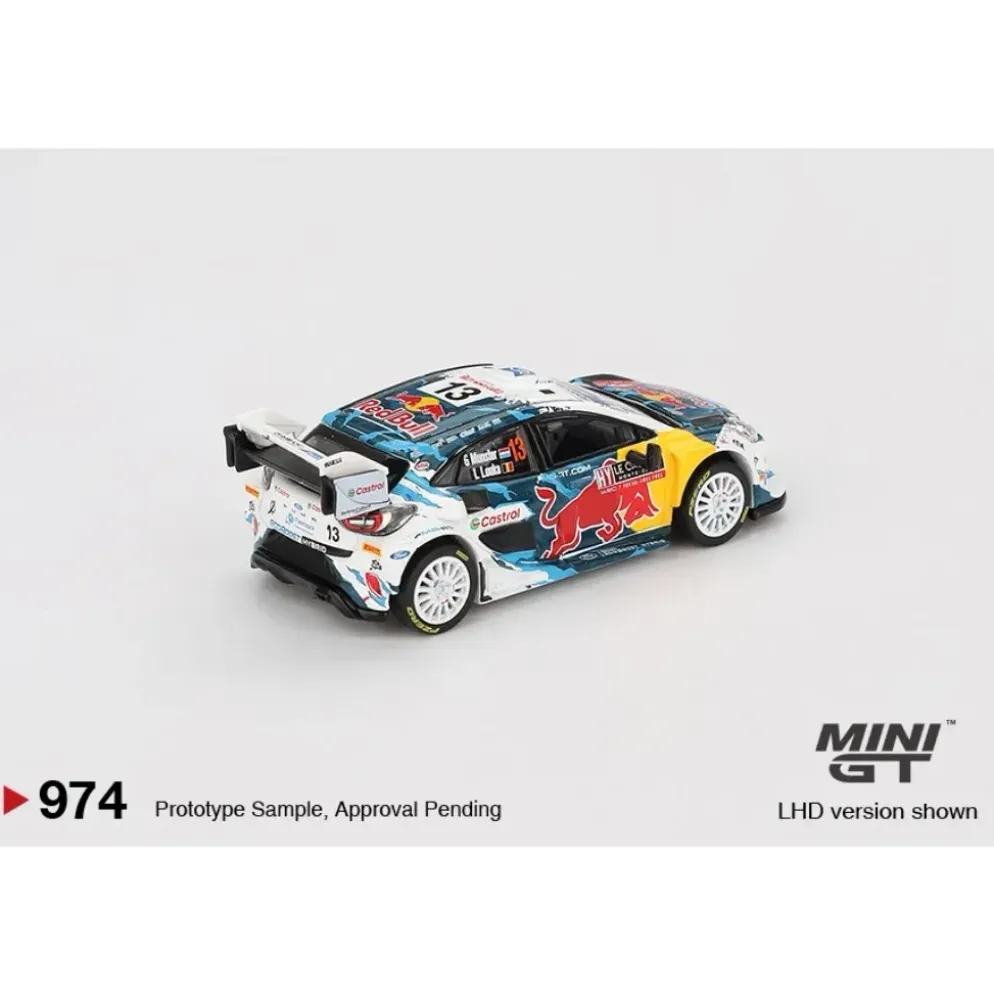 Ford Puma Rally1 #13 - 2024 Rally Monte Carlo - 974 - Mini GT - 1:64