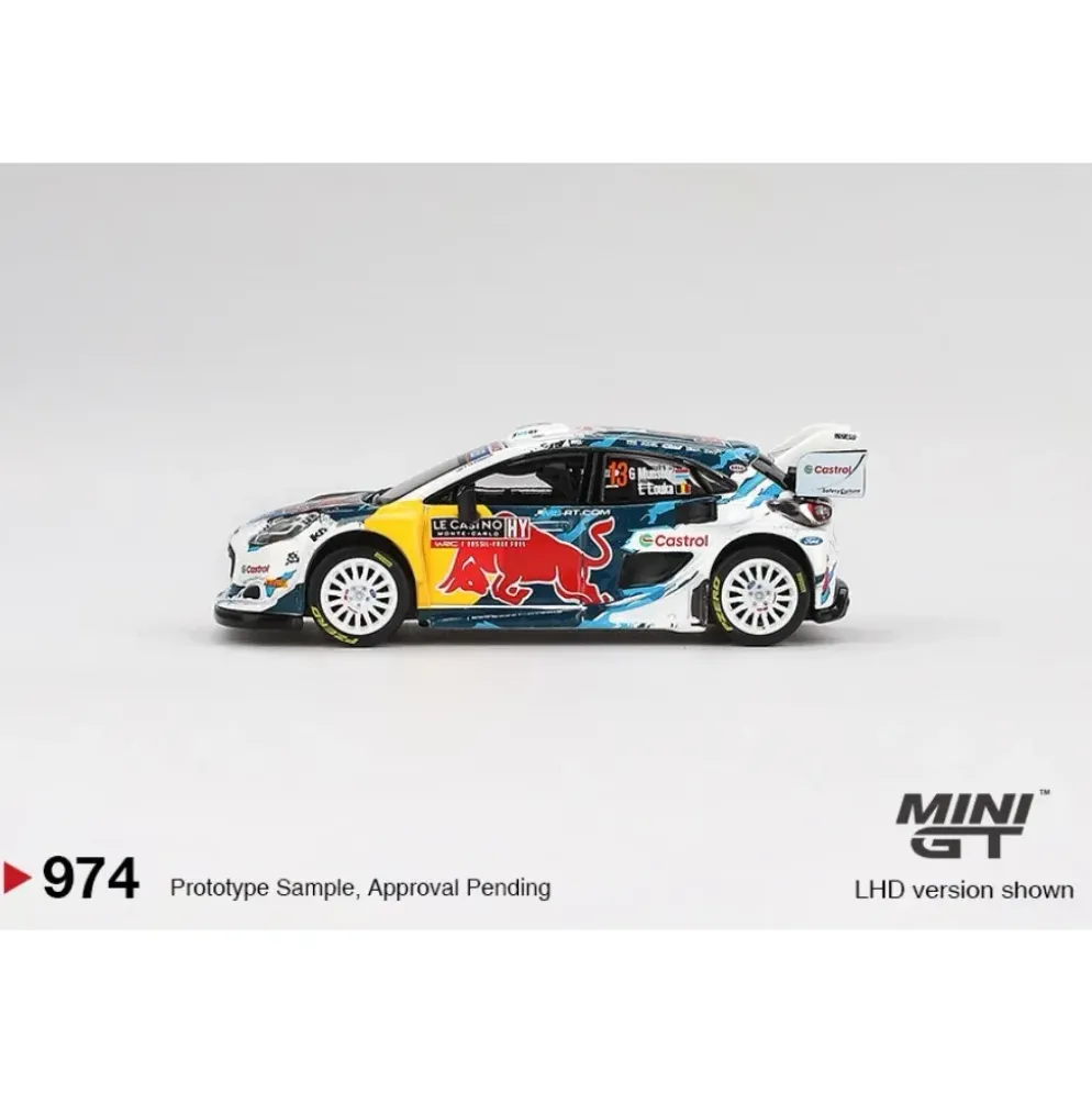 Ford Puma Rally1 #13 - 2024 Rally Monte Carlo - 974 - Mini GT - 1:64