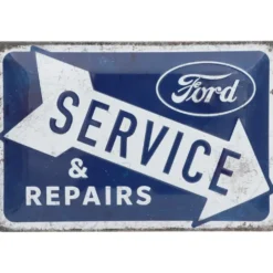 Ford - Service & Repairs - Plåtskylt - 20x30 cm