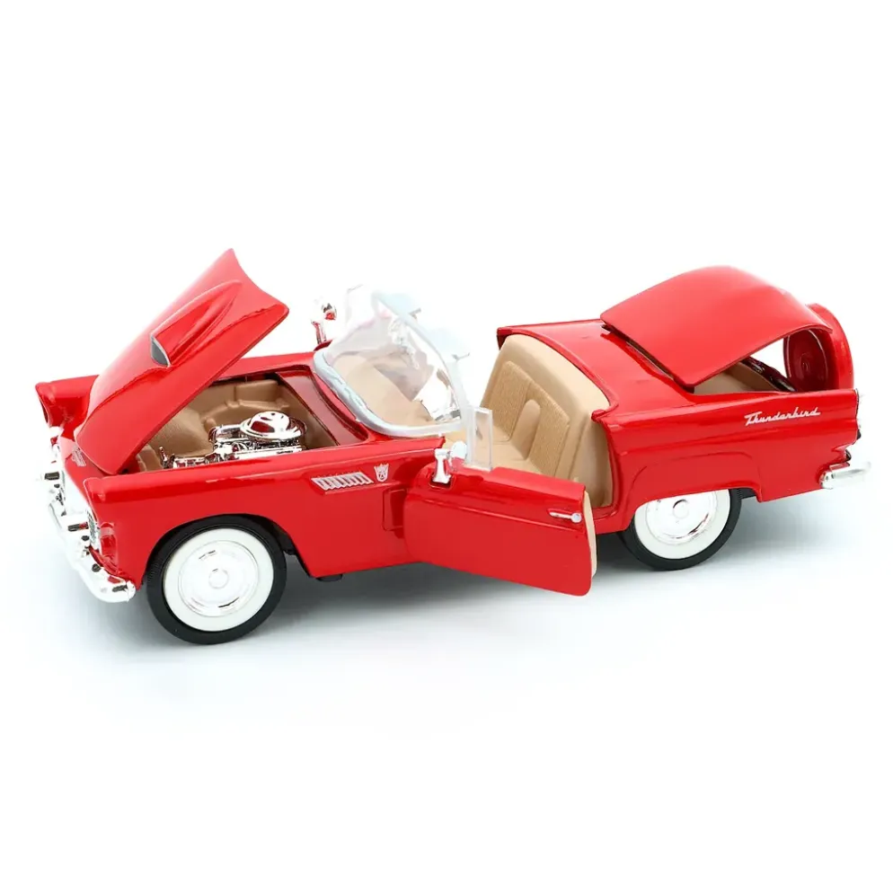 1956 Ford Thunderbird - Röd - Motormax - 1:24