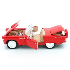 1956 Ford Thunderbird - Röd - Motormax - 1:24