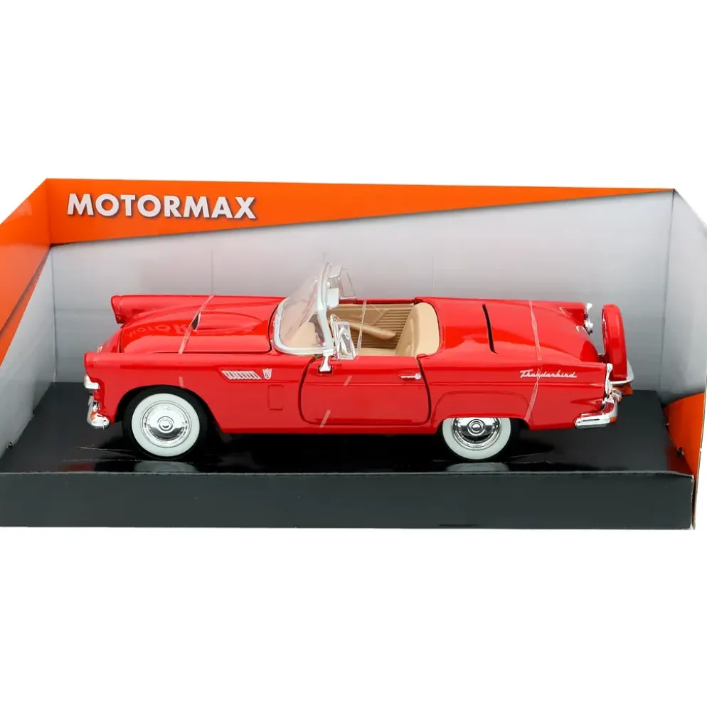 1956 Ford Thunderbird - Röd - Motormax - 1:24