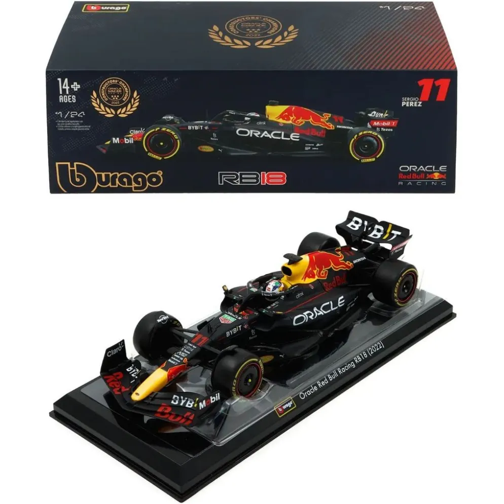 F1 - Red Bull - RB18 - Sergio Perez #11 - Bburago - 1:24