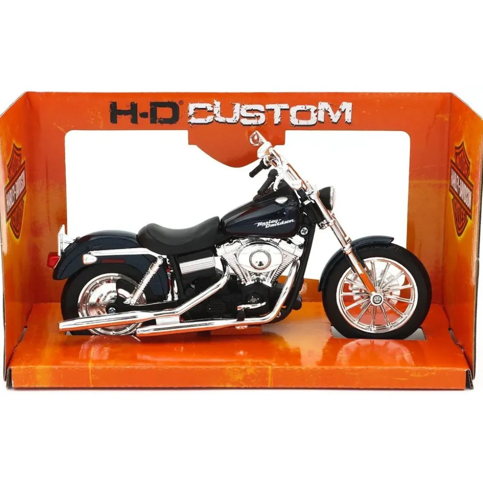 2006 FXDBI Dyna Street Bob - Harley - Blå - Maisto - 1:12