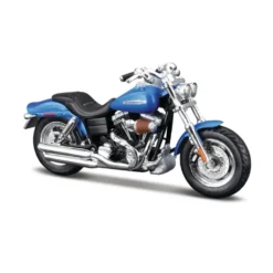 2009 FXDFSE CVO Fat Bob - Harley - Blå - Maisto - 1:18