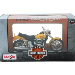 1977 FXS Low Rider - Harley-Davidson - Gul - Maisto - 1:18