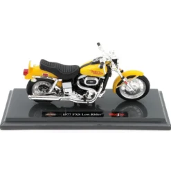 1977 FXS Low Rider - Harley-Davidson - Gul - Maisto - 1:18