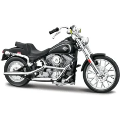 1984 FXST Softail - Harley-Davidson - Svart - Maisto - 1:18