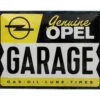Genuine Opel Garage - Plåtskylt - 40x30 cm
