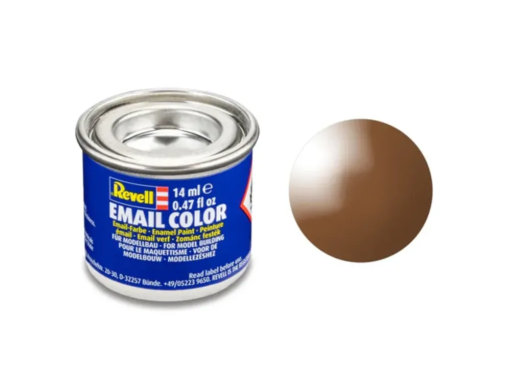 Gloss "Mud Brown" - 80 - RAL 8003 - Emaljfärg - Revell