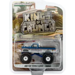 1987 GMC Sierra Classic - Kodiak - Kings of Crunch - GreenLight - 1:64