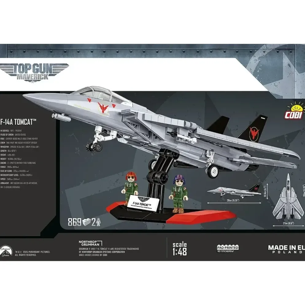 Grumman F14 Tomcat - Top Gun - Byggklossar - 5920 - COBI - 1:48