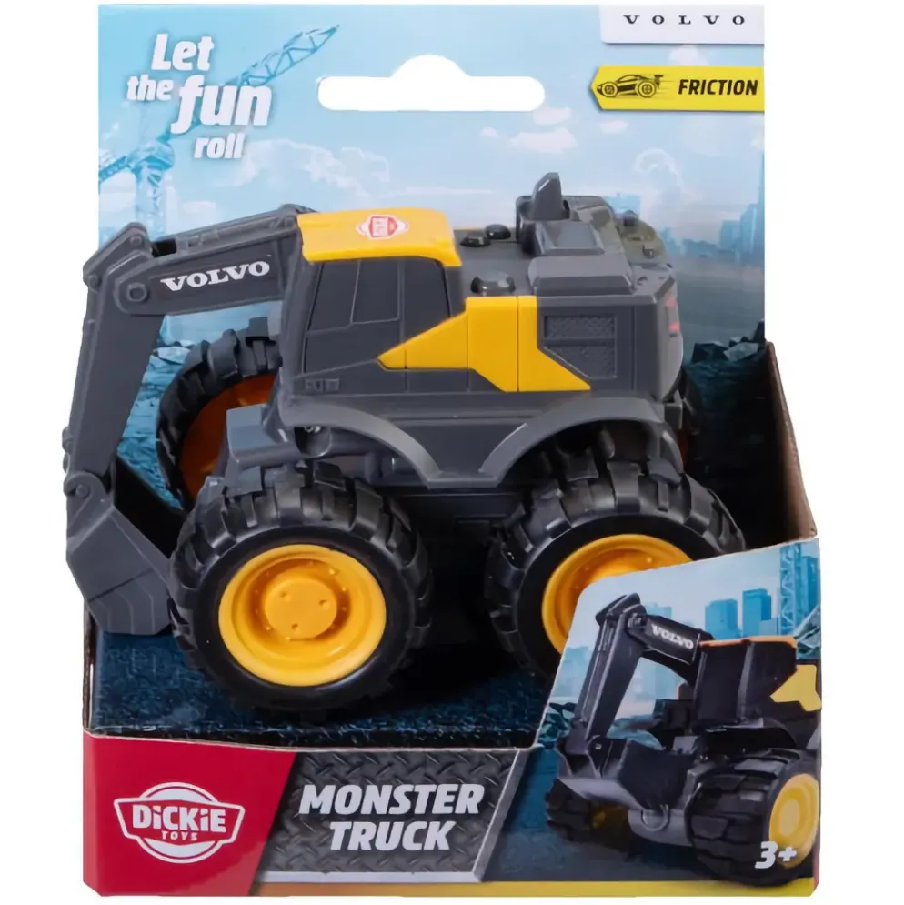 Grävare - Volvo Monster Truck - Dickie Toys - 10 cm