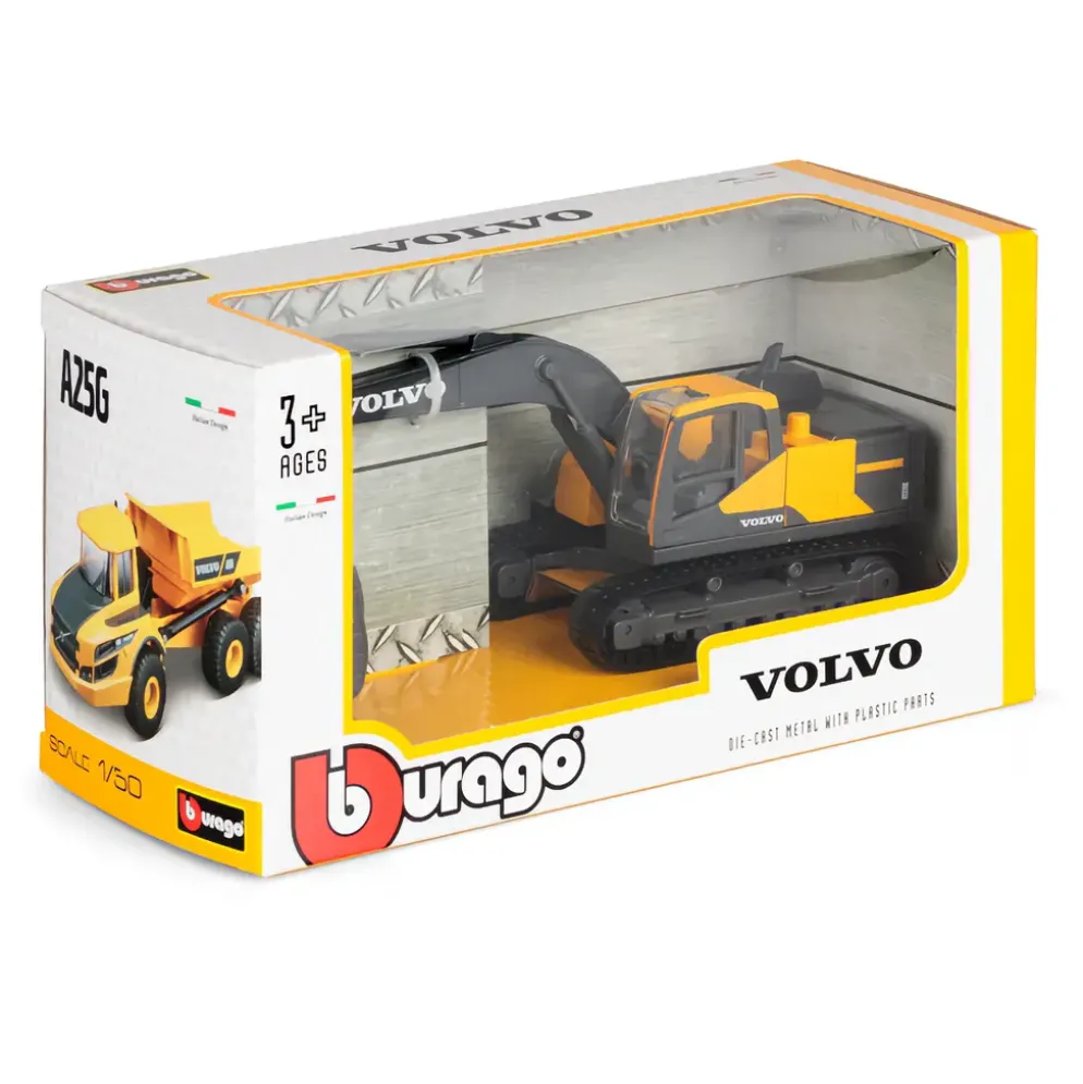 Grävmaskin - Volvo EC220E - Bburago - 18 cm