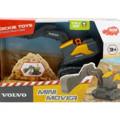 Grävmaskin - Volvo - Mini Mover - Dickie Toys - 13 cm