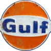 Gulf logga - Plåtskylt - 30 x 29 cm
