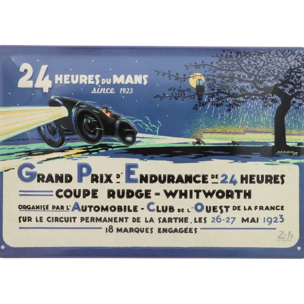 24 Heures du Mans - Racing Since 1923 - Plåtskylt - 20x30 cm