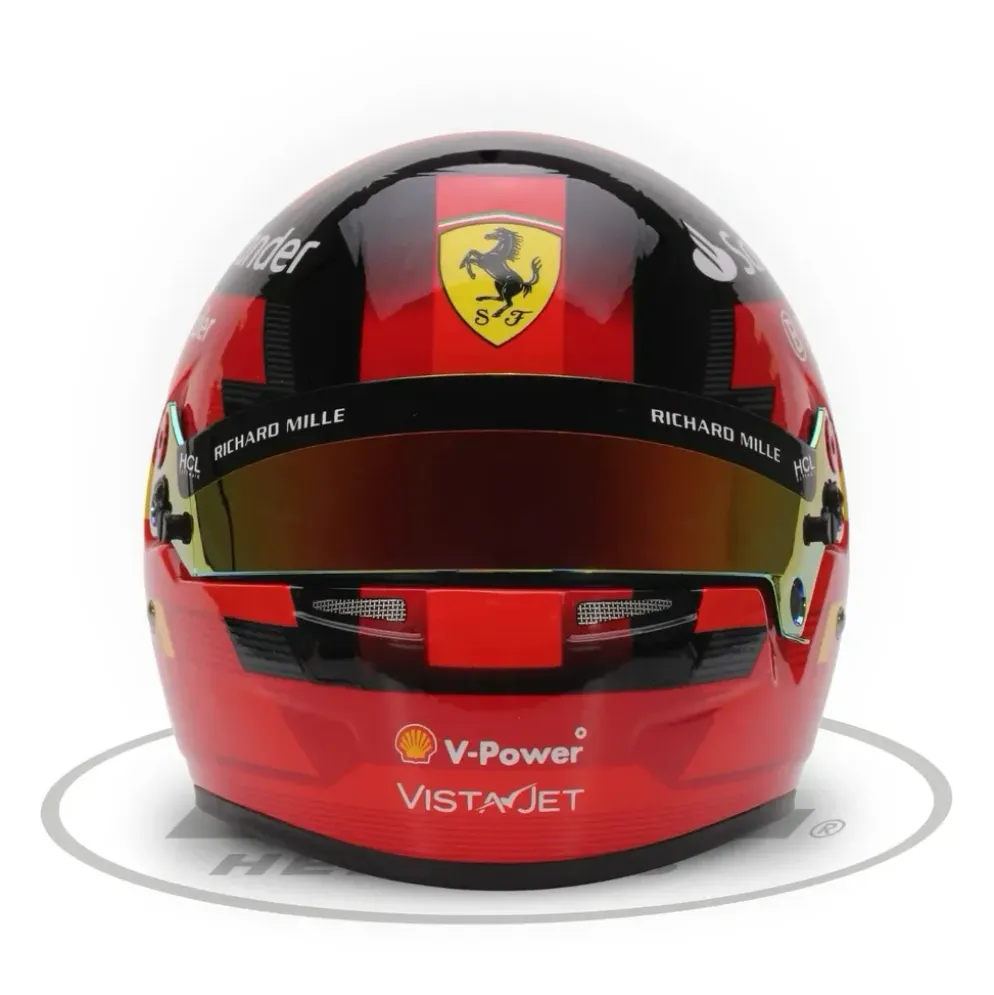 Hjälm - Carlos Sainz - Ferrari - 2024 - Bell Helmets - 1:2