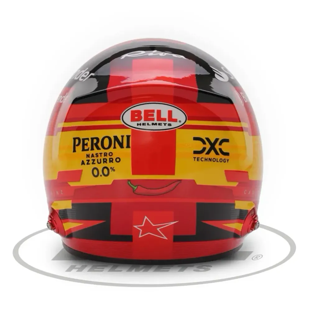Hjälm - Carlos Sainz - Ferrari - 2024 - Bell Helmets - 1:2