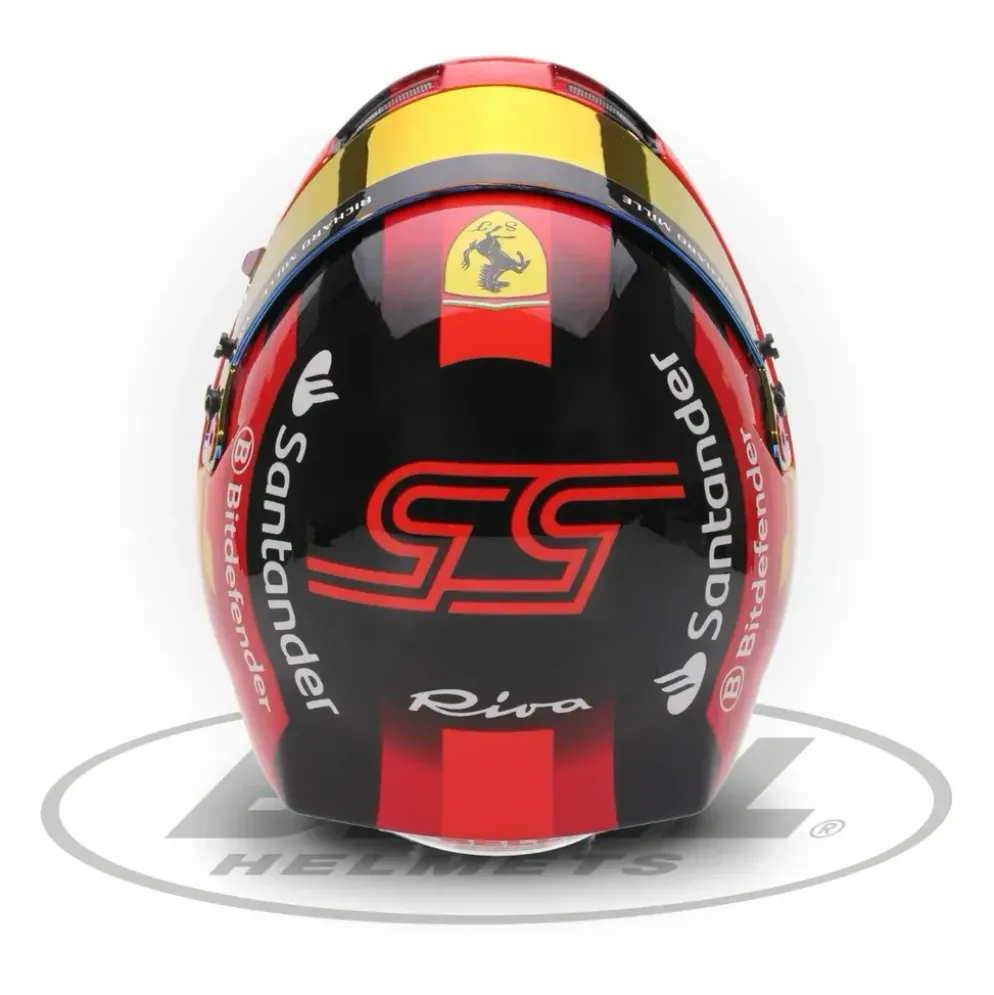 Hjälm - Carlos Sainz - Ferrari - 2024 - Bell Helmets - 1:2