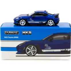 HKS Toyota GR86 - Blåmetallic - Tarmac Works - 1:64