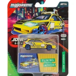 Honda Civic Type R EK9 - Gul - JDM Legends Deluxe - Majorette - 7 cm