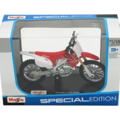 Honda CRF450R - Motocrosscykel - Röd - Maisto - 13 cm