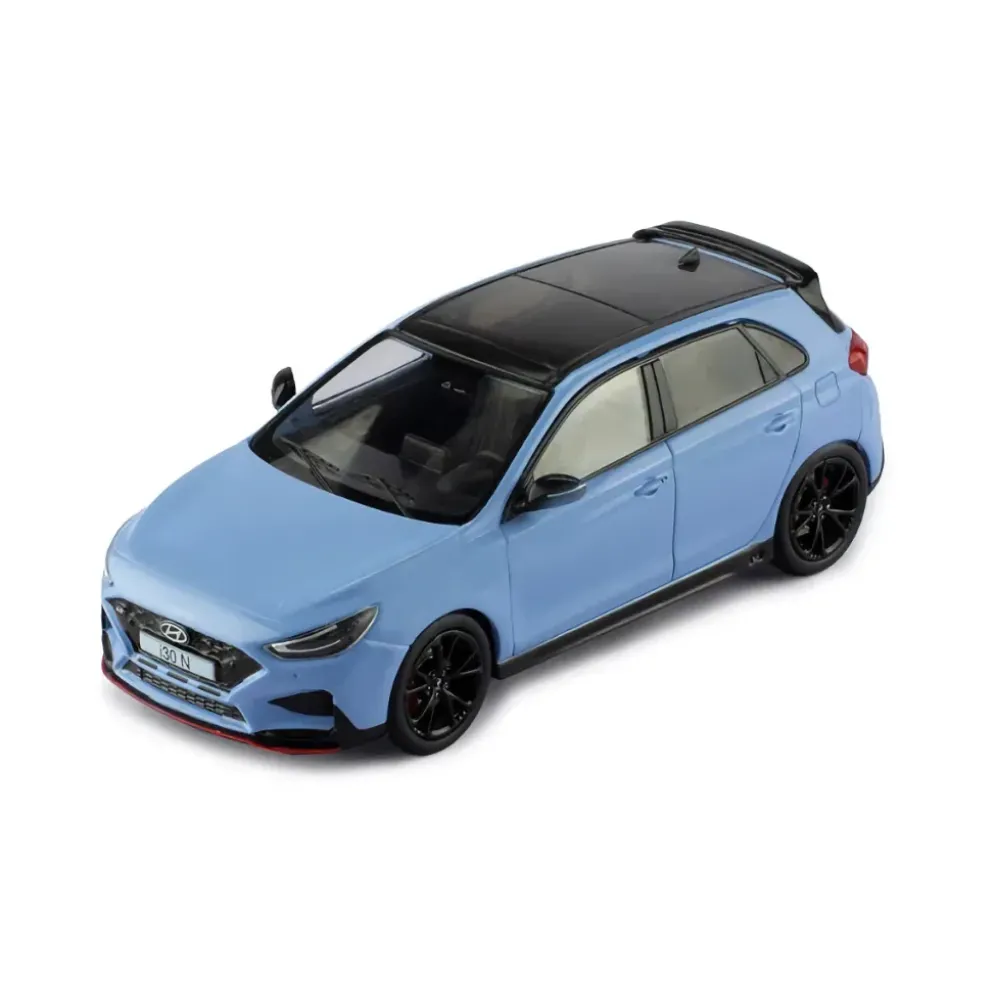 Hyundai i30 N - 2022 - Ljusblå - Ixo Models - 1:43