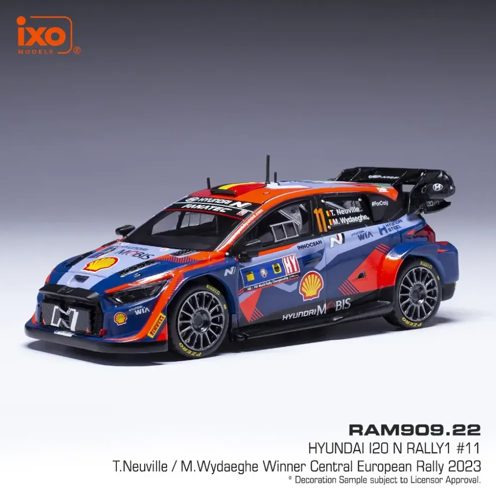 Hyundai i20N Neuville Wydaeghe European 2023 - Ixo - 1:43