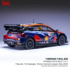 Hyundai i20 N Rally1 - Neuville / Wydaeghe 2023 - Ixo - 1:18