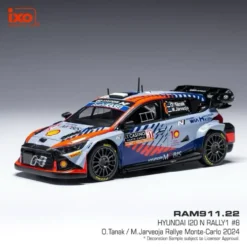 Hyundai i20 N Rally1 - O.Tänak M.Järveoja 2024 - Ixo - 1:43
