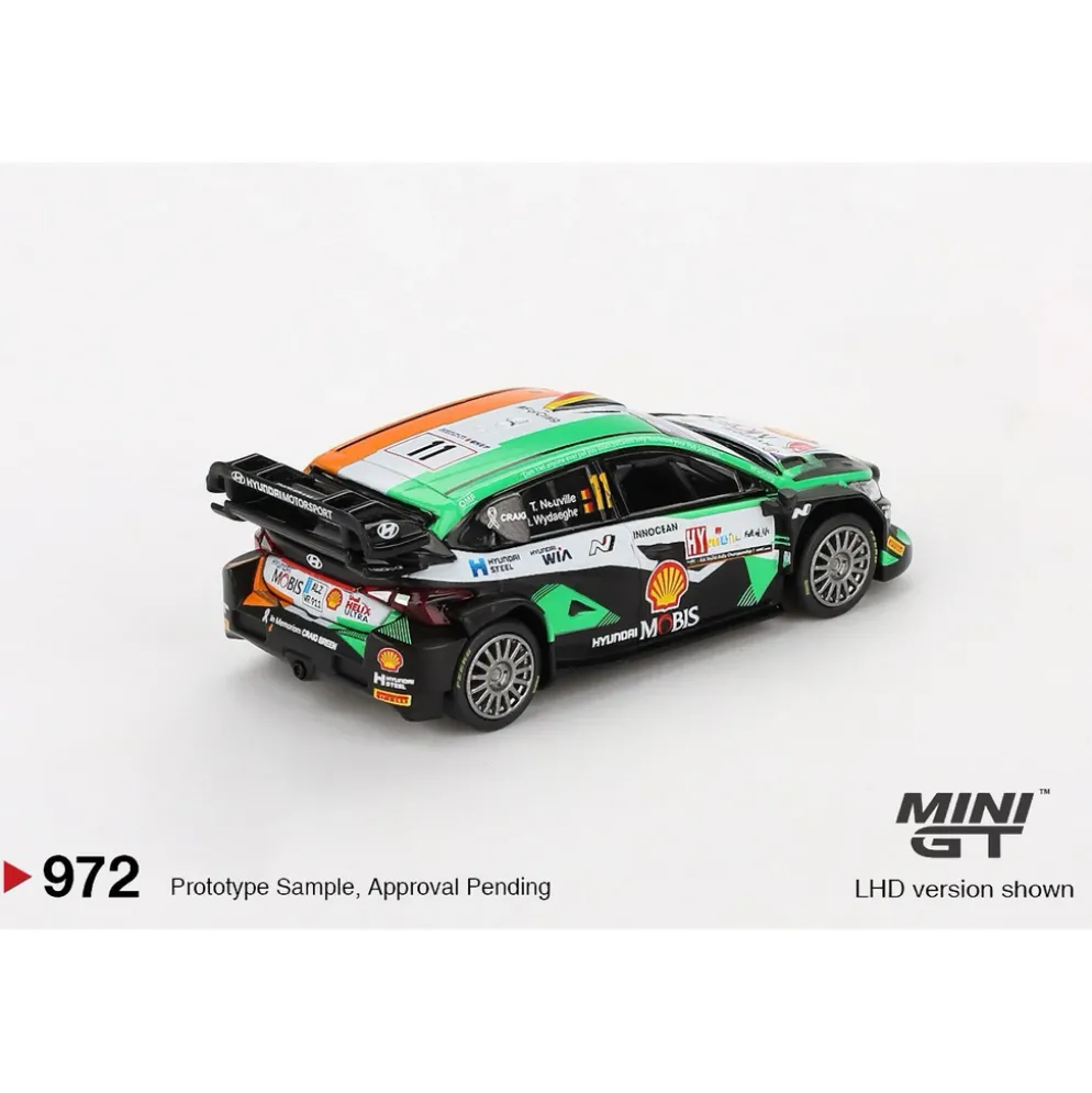 Hyundai i20 N Rally1 #11 2023 Rally Croatia Power Stage Winner - Orange - 972 - Mini GT - 1:64