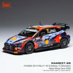Hyundai i20 N Rally1 - Solberg / Edmondson 2022 - Ixo - 1:43