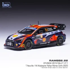 Hyundai i20N Rally1 T.Neuville M.Wydaeghe 2023 - Ixo - 1:43