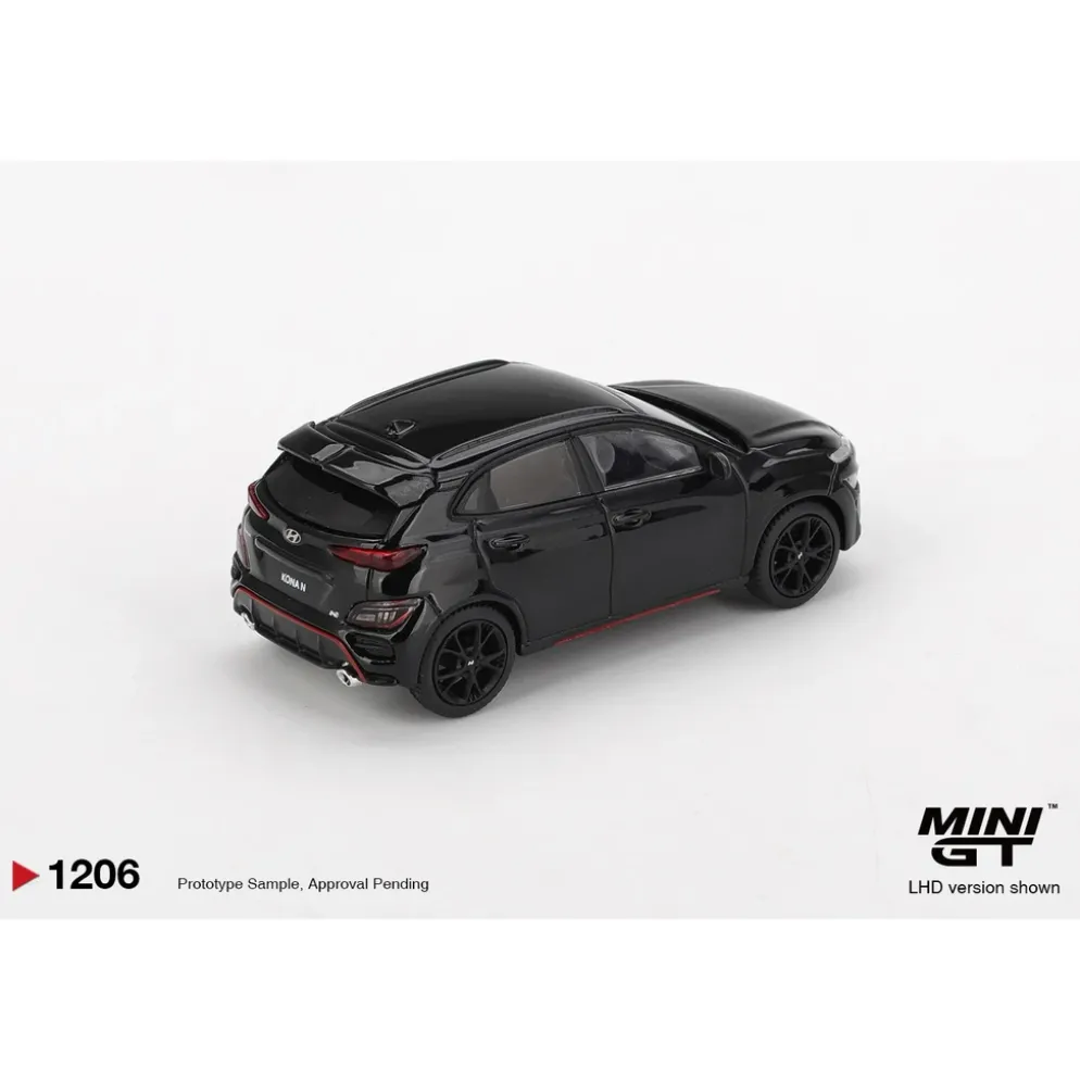 Hyundai KONA N Phantom Black - Svart - 1206 - Mini GT - 1:64